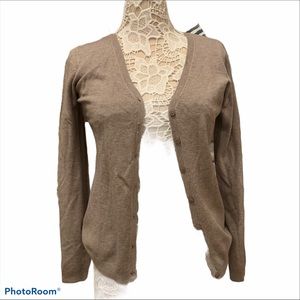 Louise Orop Brown cardigan sz M/L